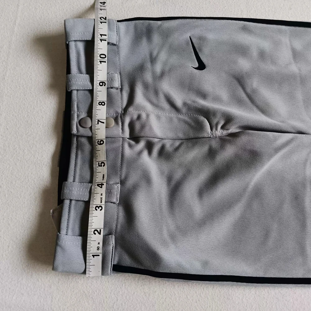 Nike Dri-Fit Sz XS Basball Gray&Black Kids Pants (Staining On Knees...see Photos